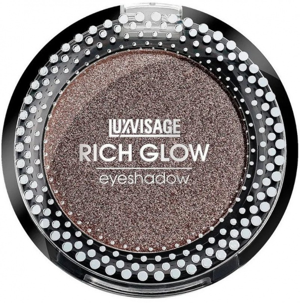 Для глаз и бровей тени компактные для век rich glow 06 coffee break luxvisage