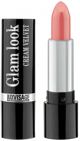 Для губ luxvisage glam look помада для губ cream velvet сатиновая тон 313 сладкий персик