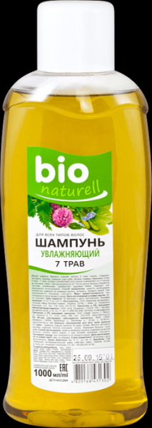 Шампуни bio naturell шампунь увлажняющий "7 трав", 1000 мл