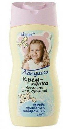 Купание крем-пенка детская лапушка витекс, 300 мл