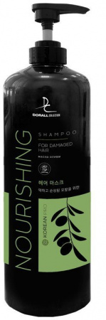 Шампуни питательный шампунь с маслом оливы korean pro dorall collection, 1200 мл