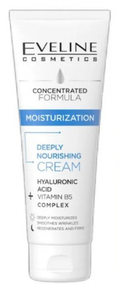Кремы увлажняющий крем для лица concentrated formula eveline, 50 мл