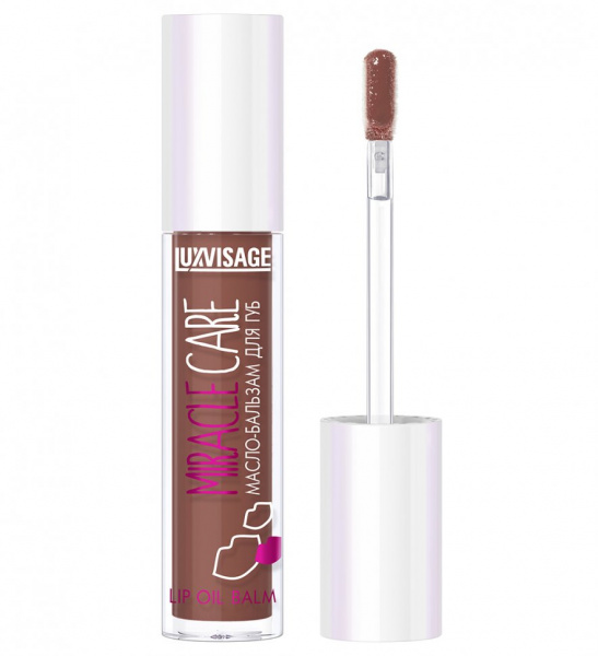 Для губ масло-бальзам для губ miracle care тон 107 double chocolate luxvisage
