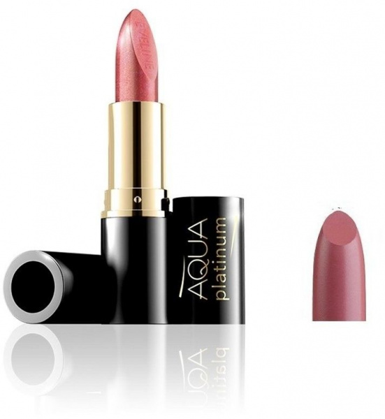 Для губ ультраувлажняющая губная помада "aqua platinum lipstick" eveline, №302