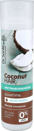 Шампуни шампунь для сухих и ломких волос coconut hair dr. sante, 250 мл