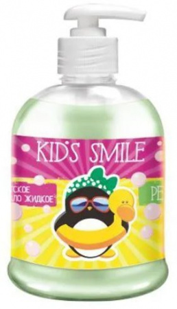 Мыло детское мыло жидкое kids smile груша romax, 500 г