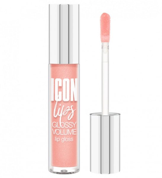 Для губ блеск для губ с эффектом объема icon lips glossy volume тон 502 "creamy peach" luxvisage