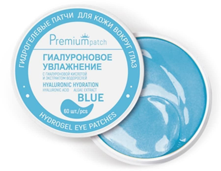 Маски для лица белита premium патчи гидрогелевые "гиалуроновое увлажнение" для кожи вокруг глаз, 60 шт