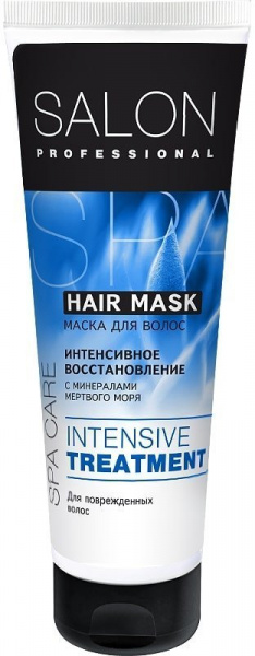 Маски маска интенсивное восстановление для волос salon professional spa, 250 мл