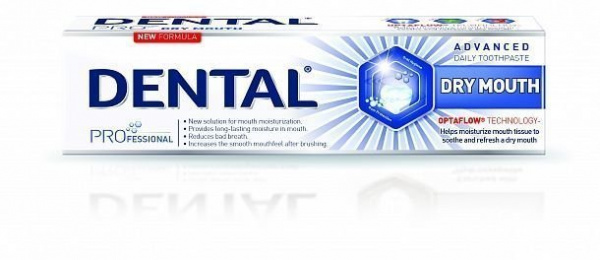 Зубные пасты зубная паста dental pro dry mouth rubella, 75 мл