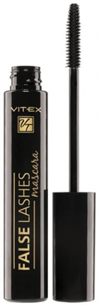 Для глаз и бровей тушь для ресниц эффект накладных ресниц false lashes витэкс, 9 г