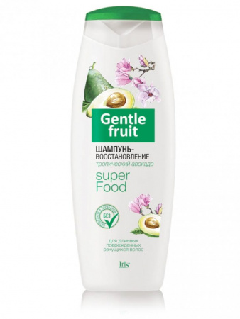 Шампуни шампунь-восстановление тропический авокадо gentle fruit iris, 400 мл