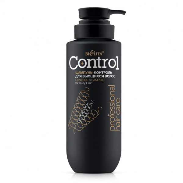 Шампуни шампунь-контроль для вьющихся волос professional hair care  белита, 500 мл