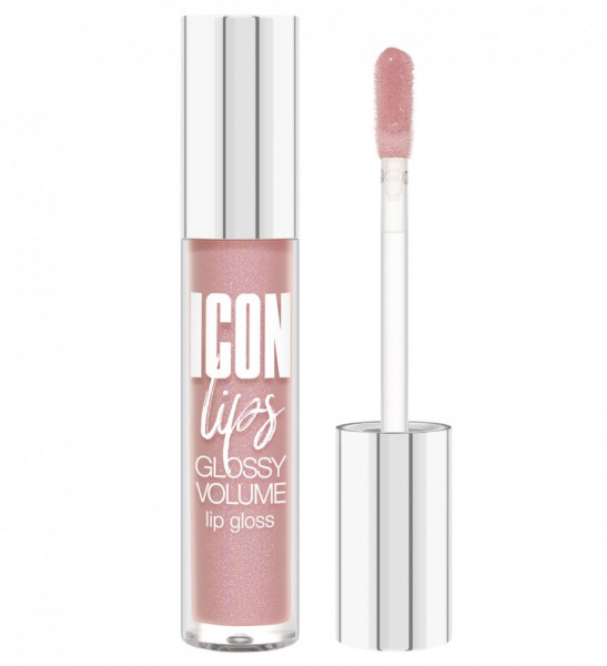 Для губ блеск для губ с эффектом объема icon lips glossy volume тон 504 "dusty rose" luxvisage