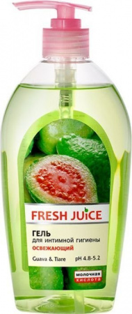Интимная гигиена гель для интимной гигиены "guava & tiare" fresh juice, 500 мл