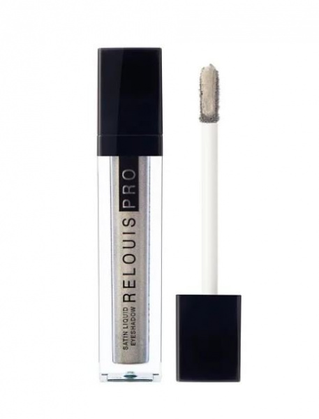 Для глаз и бровей тени для век жидкие сатиновые relouis pro satin liquid eyeshadow тон 21 oliva toscana