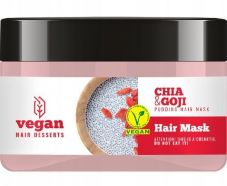 Маски маска для волос vegan chia and goji мягкость и блеск, 250 мл