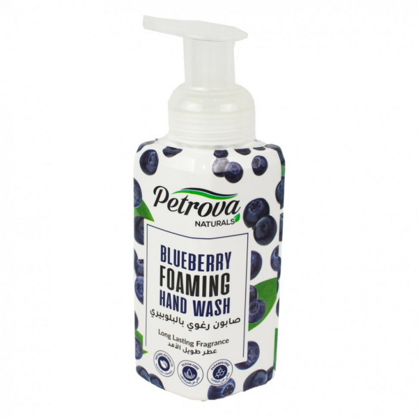 Для тела пенка для мытья рук черника blueberry petrova naturals, 250 мл