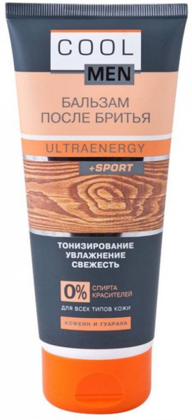 Бритье бальзам после бритья "ultraenergy" cool men, 200 мл