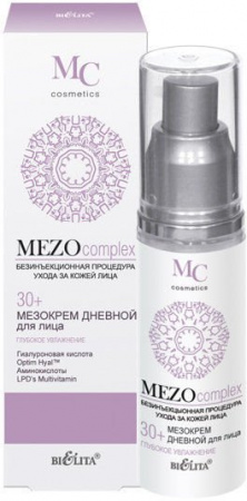 Кремы белита mezocomplex мезокрем дневной для лица "глубокое увлажнение" 30+ , 50 мл