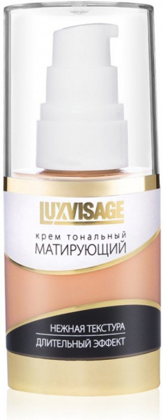 Для лица тональный крем матирующий №6 "бронза" luxvisage, 35 г