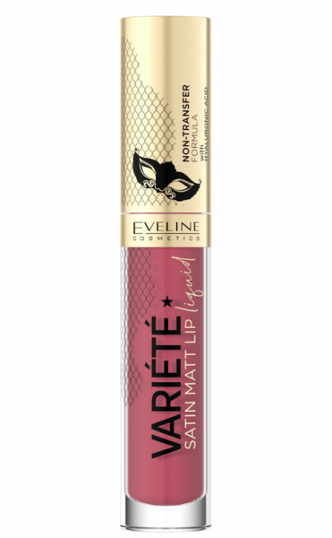 Для губ жидкая матовая губная помада №15 с гиалуроновой кислотой variete  perfect  matte eveline