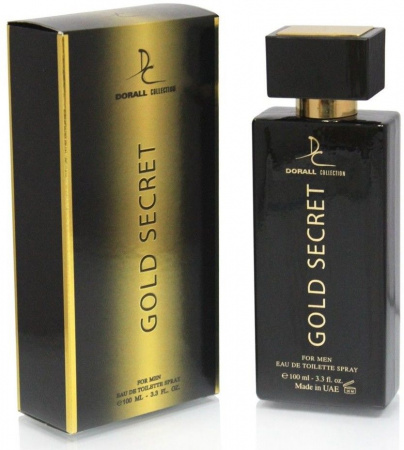 Парфюм мужская туалетная вода "gold secret" dorall collection, 100 мл